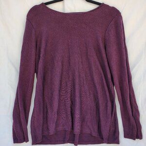 Eileen Fisher Merino Wool Knit Top (L)